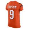 Joe Burrow Cincinnati Bengals Nike Team Vapor F.U.S.E. Elite Jersey - Orange - Alt2
