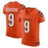 Joe Burrow Cincinnati Bengals Nike Vapor F.U.S.E. Elite Jersey - Orange - Front View