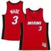 Dwyane Wade Miami Heat Women's 2005/06 Hardwood Classics Swingman Jersey - Red - Front View