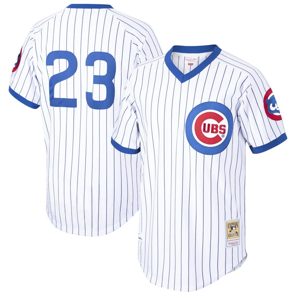 Ryne Sandberg Chicago Cubs Cooperstown Collection 1987 Authentic Player Jersey