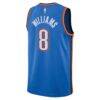 Jalen Williams Oklahoma City Thunder Nike Unisex Swingman Jersey - Blue - Detail View