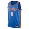 Jalen Williams Oklahoma City Thunder Nike Unisex Swingman Jersey - Blue - Side View