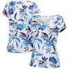 Houston Astros Tommy Bahama Women's Aubrey Romantic Blooms IslandZone T-Shirt - White - Front View