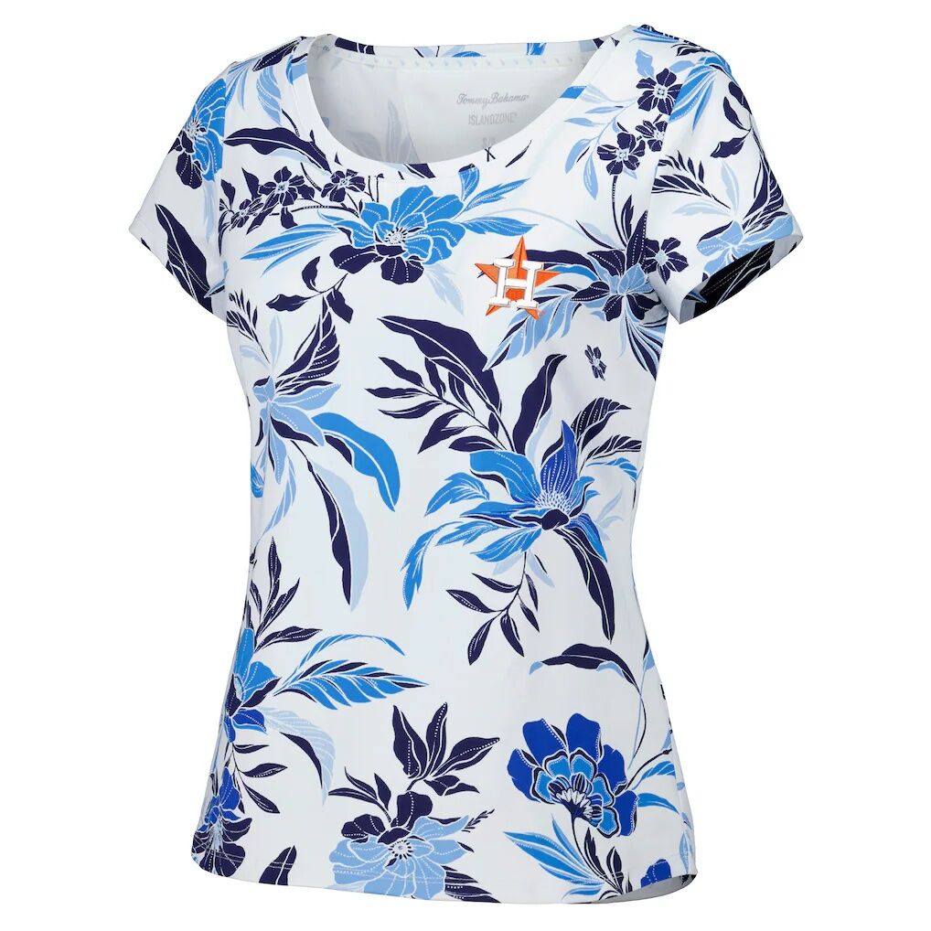 Houston Astros Tommy Bahama Women’s Aubrey Romantic Blooms IslandZone T-Shirt