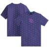 Charlotte FC 704 Shop All-Over Micro T-Shirt - Purple - Front View
