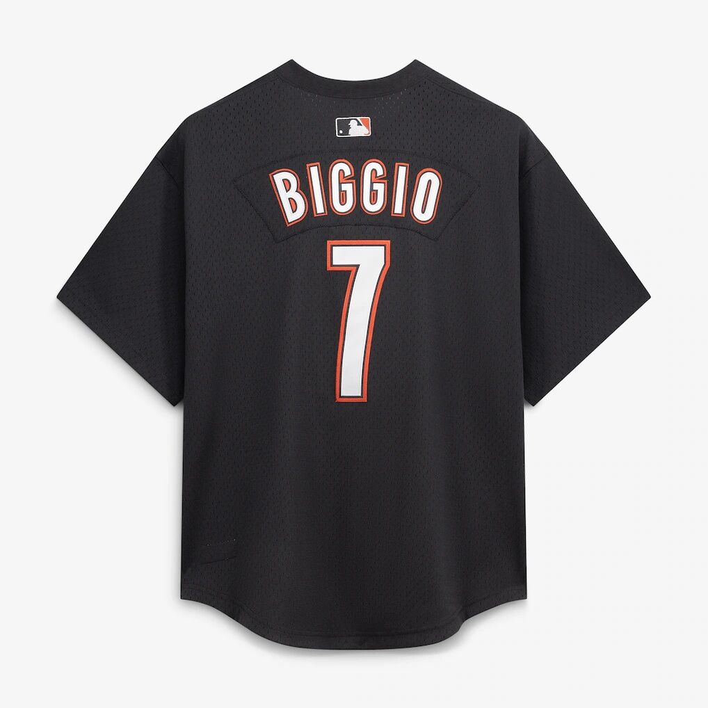 Craig Biggio Houston Astros Mitchell & Ness Authentic Batting Practice Jersey