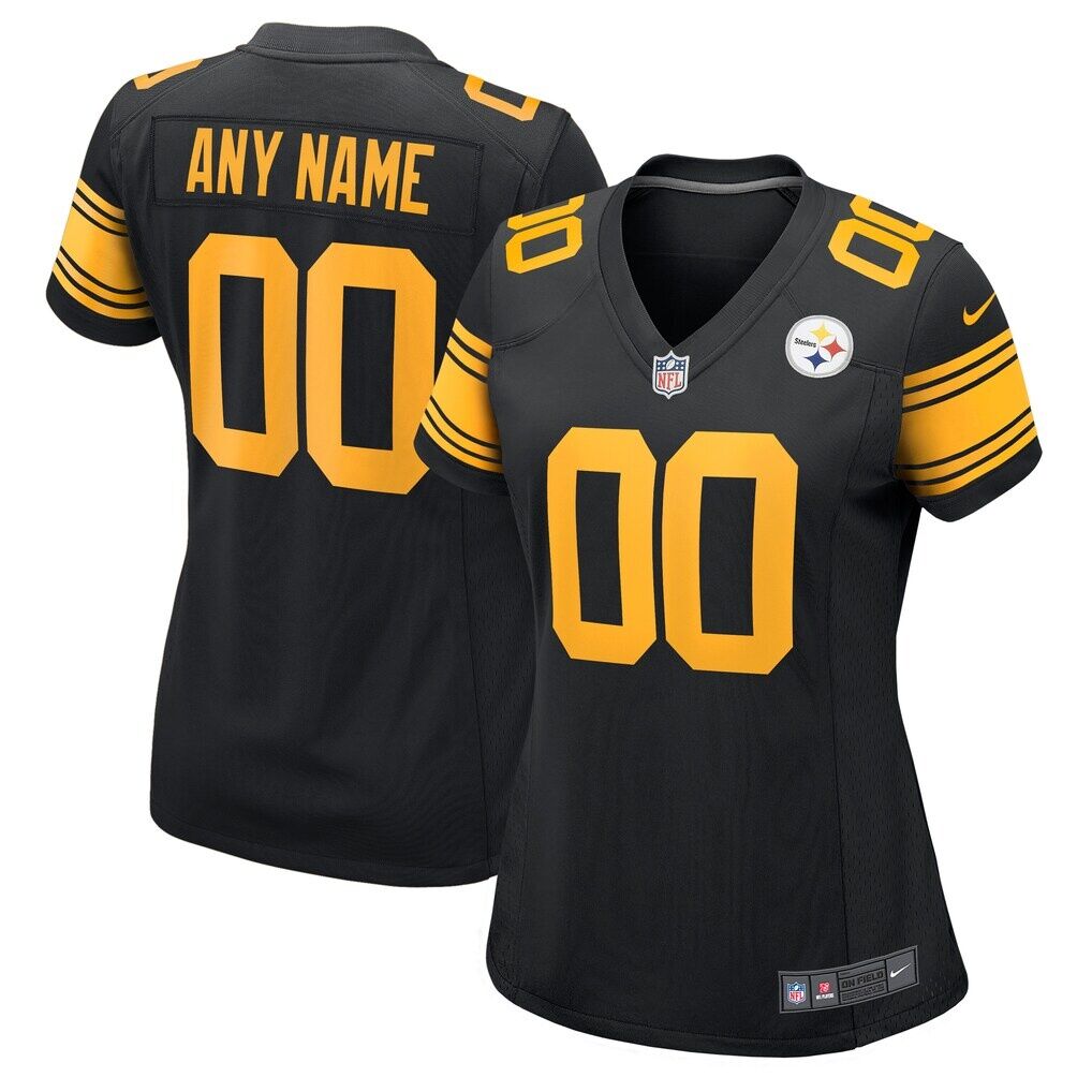 Pittsburgh Steelers Nike Women's Alternate Custom Game Jersey