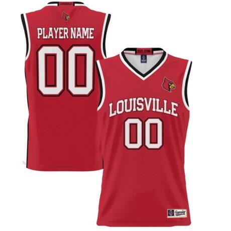 Louisville Cardinals GameDay Greats Youth NIL Pick-A-Player Lightweight Women's Basketball Jersey - Red - Front View