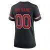 Arizona Cardinals Nike Women's Alternate Custom Game Jersey - Black - Detail View