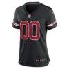 Arizona Cardinals Nike Women's Alternate Custom Game Jersey - Black - Side View