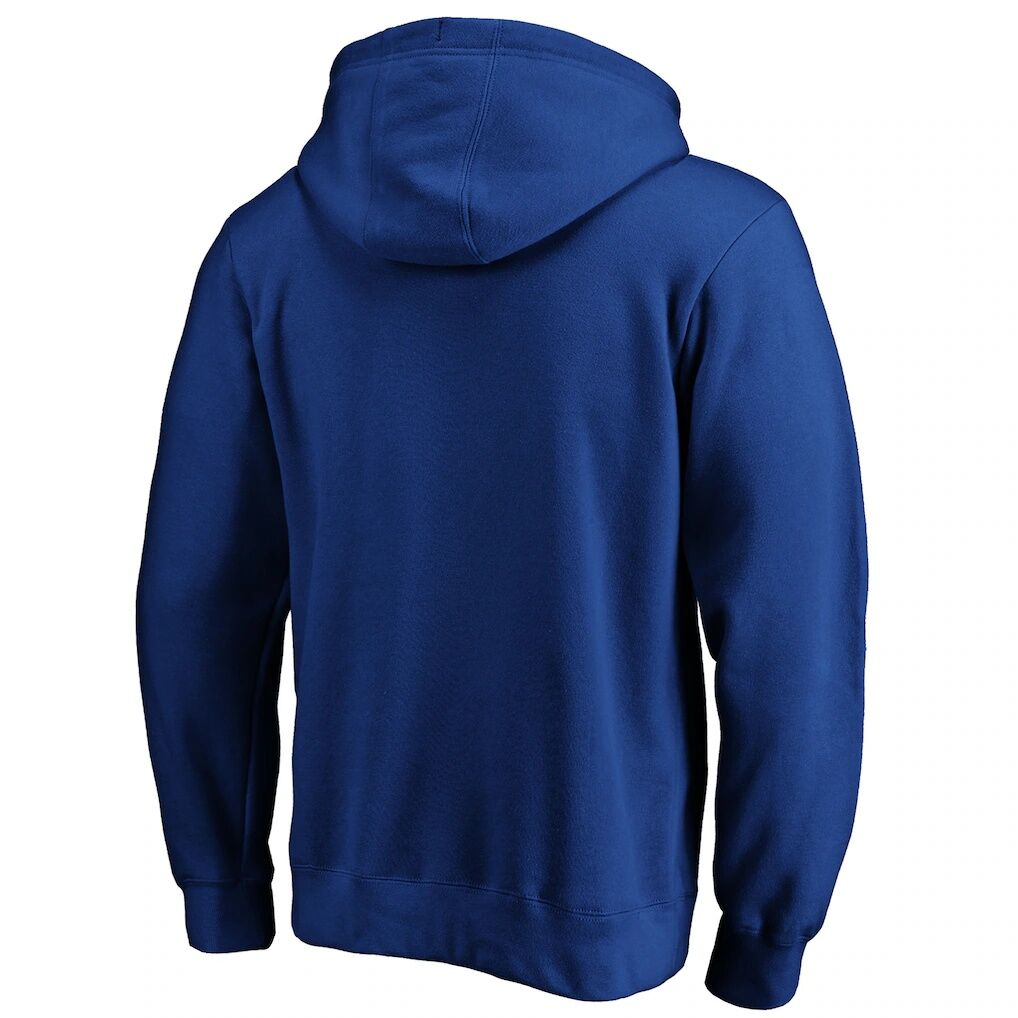 Los Angeles Dodgers Official Wordmark Fitted Pullover Hoodie – Royal