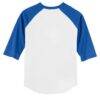 New York Mets Tiny Turnip Toddler Teddy Boy 3/4-Sleeve Raglan T-Shirt - - Detail View