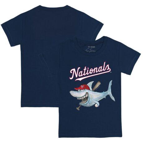 Washington Nationals Tiny Turnip Toddler Shark T-Shirt