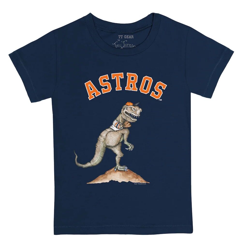 Houston Astros Tiny Turnip Toddler TT Rex T-Shirt