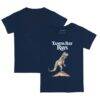 Tampa Bay Rays Tiny Turnip Toddler TT Rex T-Shirt - Navy - Front View
