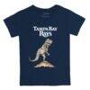 Tampa Bay Rays Tiny Turnip Toddler TT Rex T-Shirt - Navy - Side View
