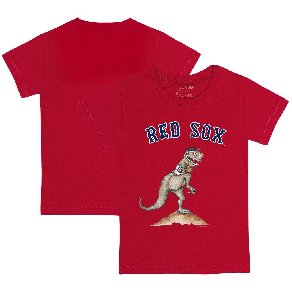 Boston Red Sox Tiny Turnip Toddler TT Rex T-Shirt
