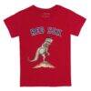 Boston Red Sox Tiny Turnip Toddler TT Rex T-Shirt - Red - Side View