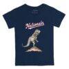 Washington Nationals Tiny Turnip Toddler TT Rex T-Shirt - Navy - Side View