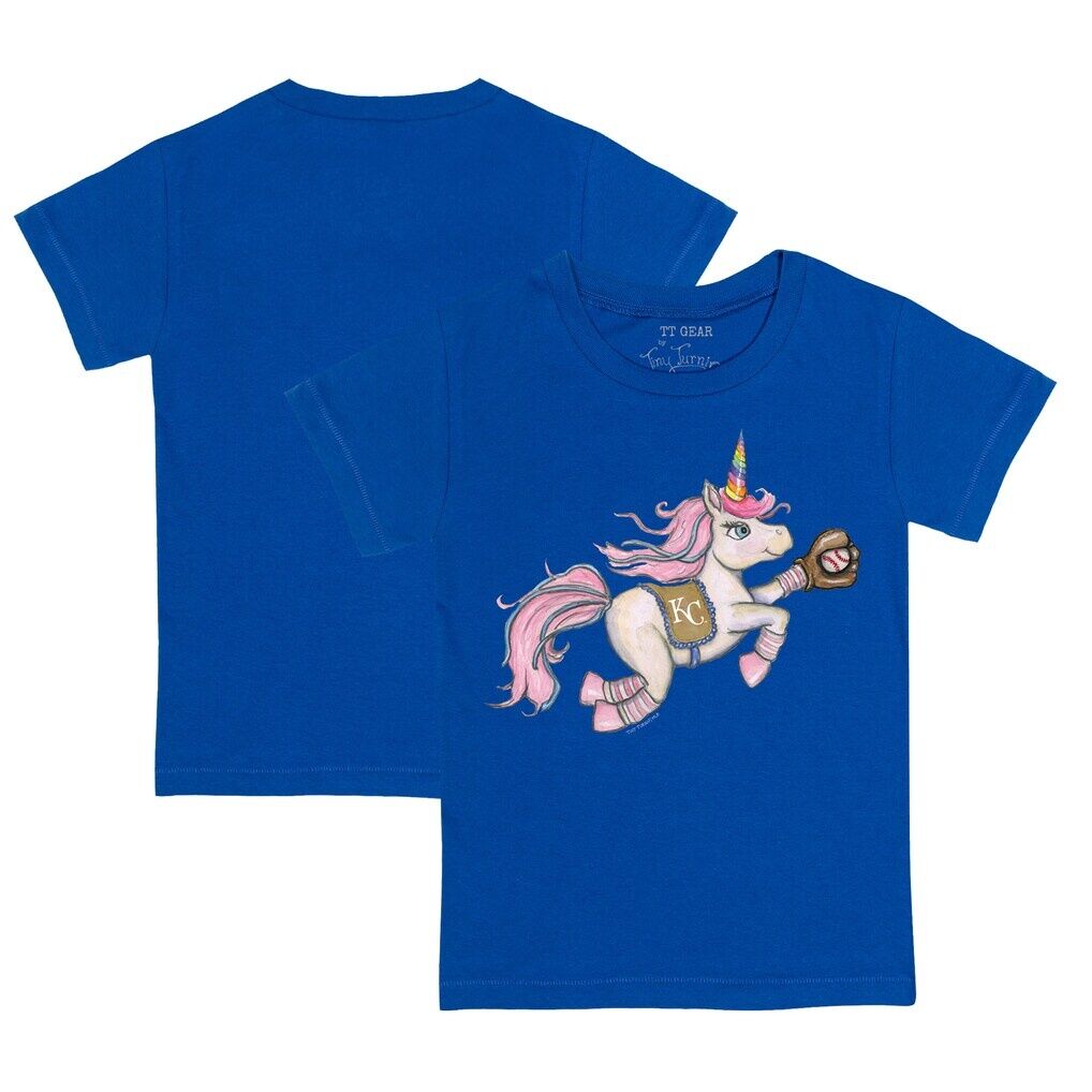 Kansas City Royals Tiny Turnip Youth Unicorn T-Shirt - Royal