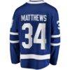 Auston Matthews Toronto Maple Leafs Fashion7 Home Breakaway Jersey - Blue - Detail View