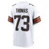 Joe Thomas Cleveland Browns Nike Retired Game Player Jersey - White - Detail View