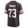 Joe Thomas Cleveland Browns Nike Retired Game Player Jersey - Brown - Detail View