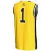 #1 Appalachian State Mountaineers GameDay Greats Lightweight Basketball Jersey - Gold - Detail View