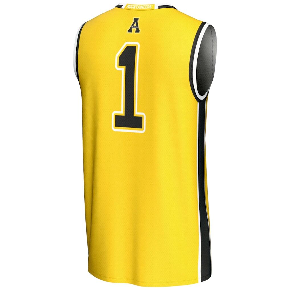 #1  Appalachian State Mountaineers GameDay Greats  Lightweight Basketball Jersey