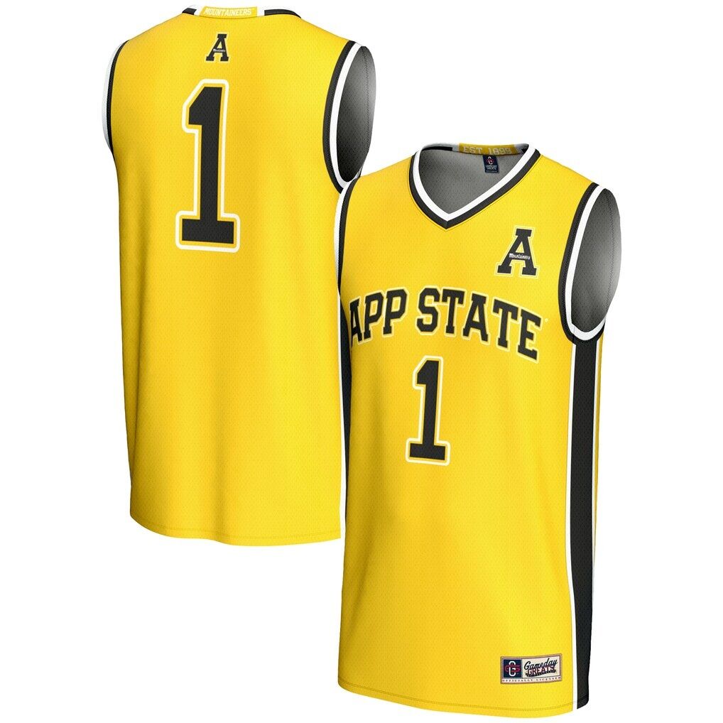 #1  Appalachian State Mountaineers GameDay Greats  Lightweight Basketball Jersey