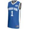 #1 BYU Cougars GameDay Greats Lightweight Basketball Jersey - Royal - Side View