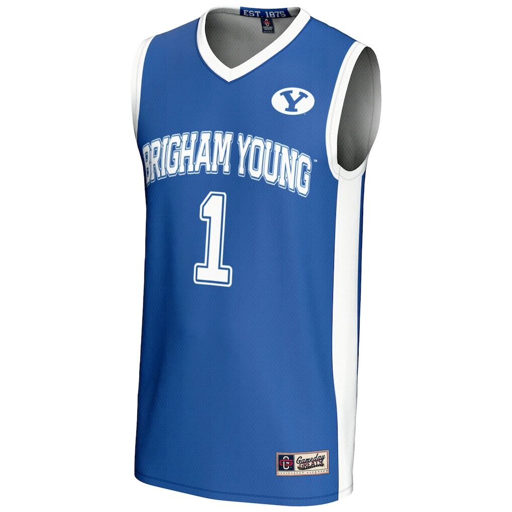 #1  BYU Cougars GameDay Greats  Lightweight Basketball Jersey - Royal