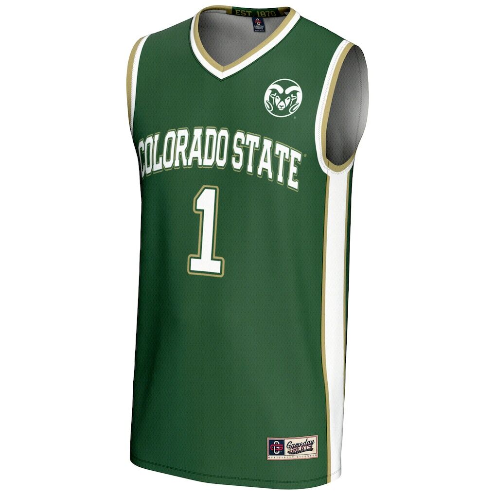 #1  Colorado State Rams GameDay Greats  Lightweight Basketball Jersey