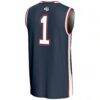 #1 Gonzaga Bulldogs GameDay Greats Lightweight Basketball Jersey - Navy - Detail View