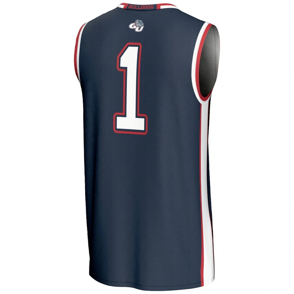 #1  Gonzaga Bulldogs GameDay Greats  Lightweight Basketball Jersey