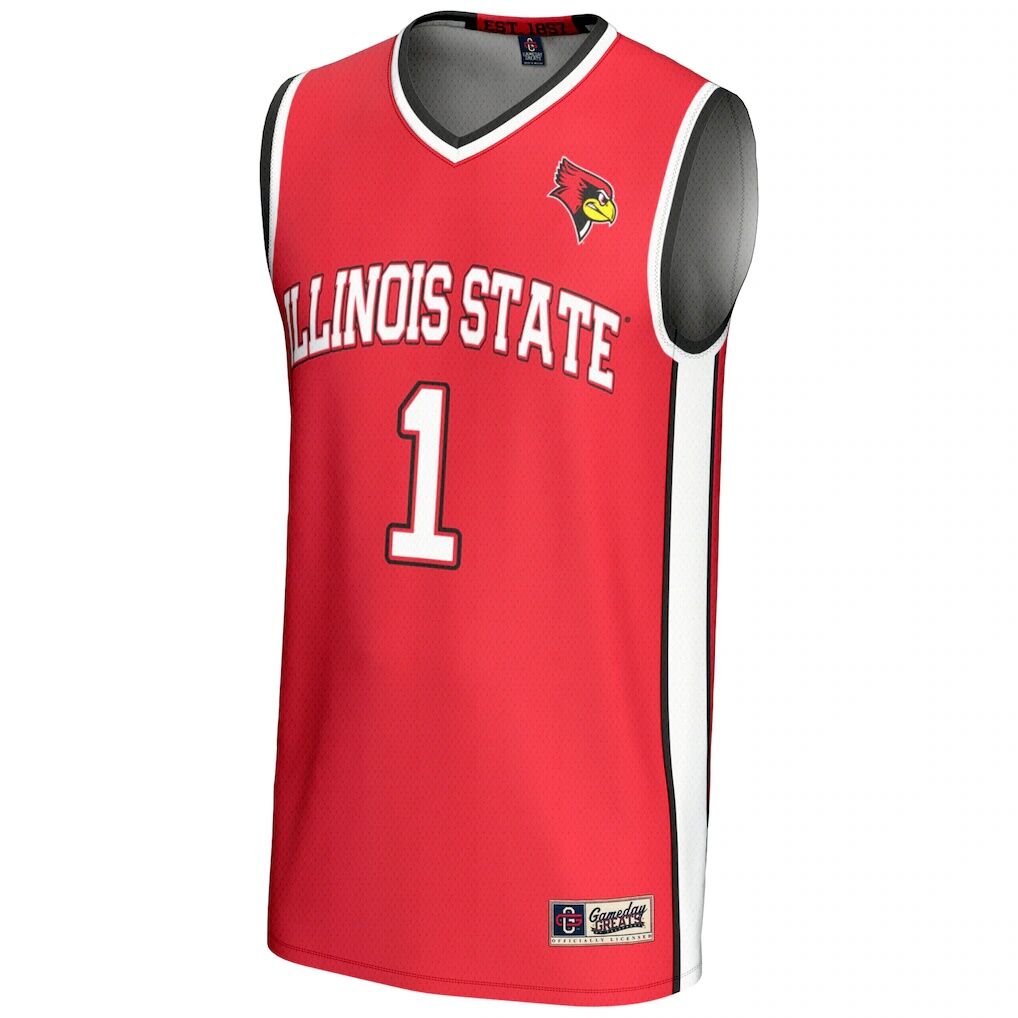 #1  Illinois State Redbirds GameDay Greats  Lightweight Basketball Jersey