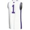 #1 Kansas State Wildcats GameDay Greats Lightweight Basketball Jersey - White - Detail View