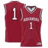 #1 Arkansas Razorbacks GameDay Greats Youth Lightweight Basketball Jersey - - Front View