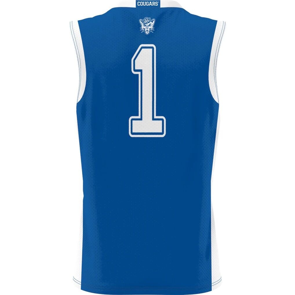#1 BYU Cougars GameDay Greats Youth Lightweight Basketball Jersey - Royal