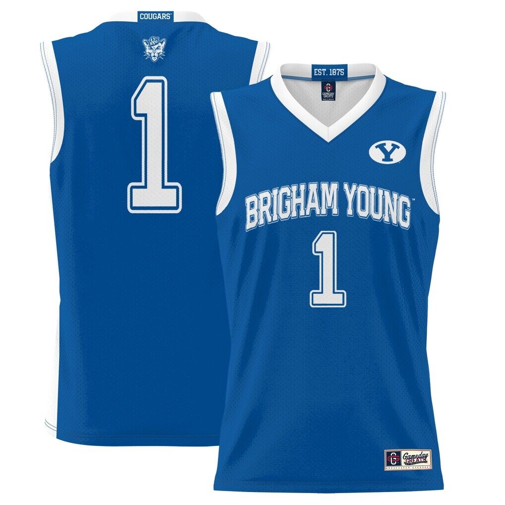 #1 BYU Cougars GameDay Greats Youth Lightweight Basketball Jersey - Royal