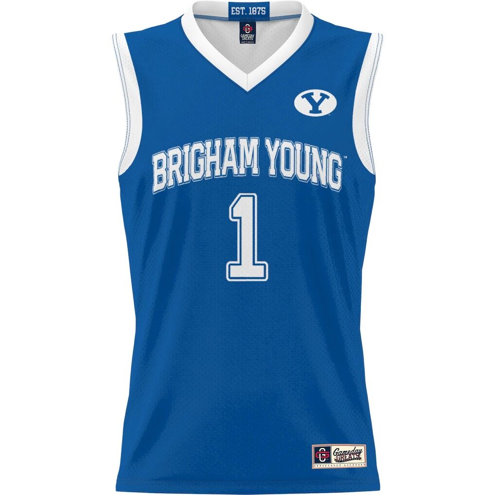 #1 BYU Cougars GameDay Greats Youth Lightweight Basketball Jersey - Royal