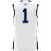 #1 Butler Bulldogs GameDay Greats Youth Lightweight Basketball Jersey - White - Detail View