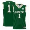 #1 Colorado State Rams GameDay Greats Youth Lightweight Basketball Jersey - Green - Front View