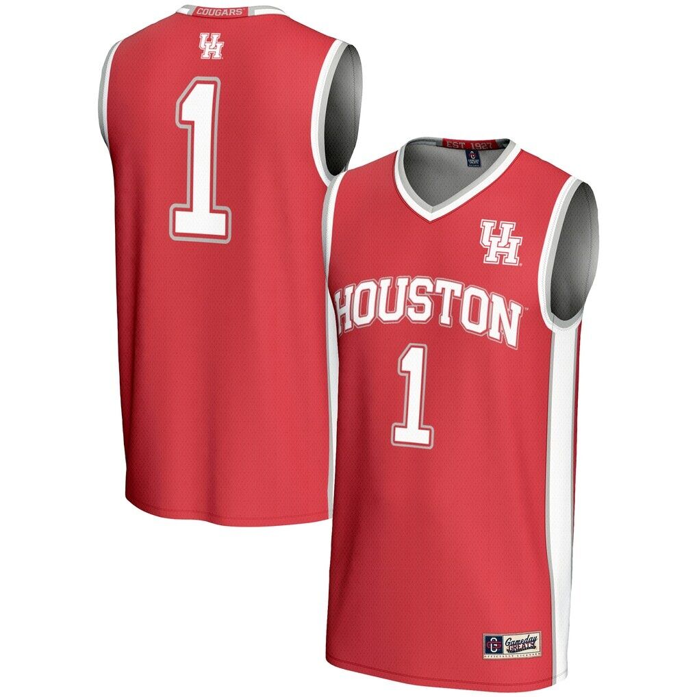 #1 Houston Cougars GameDay Greats Youth Lightweight Basketball Jersey