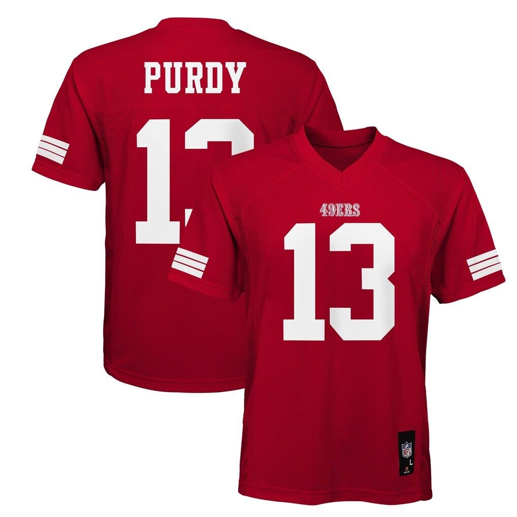 Brock Purdy San Francisco 49ers Youth Replica Jersey - Scarlet