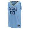 Memphis Grizzlies Fashion7 Custom Fast Break Jersey - Statement Edition - - Side View
