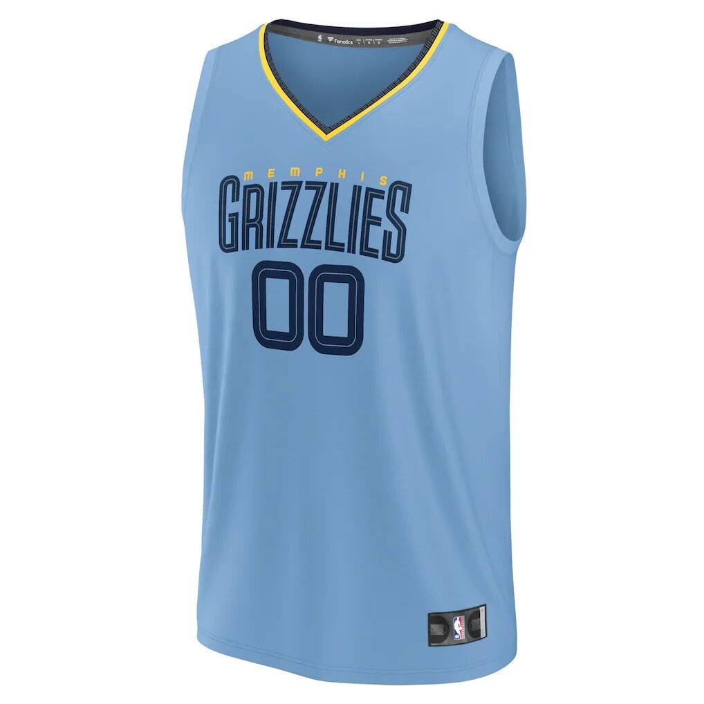 Memphis Grizzlies Fashion7 Custom Fast Break Jersey - Statement Edition - Light Blue
