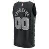 San Antonio Spurs Fashion7 Fast Break Custom Replica Jersey - Black - - Detail View