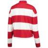 Atlanta United FC Antigua Women's Radical Rugby Stripe Long Sleeve T-Shirt - White - Detail View
