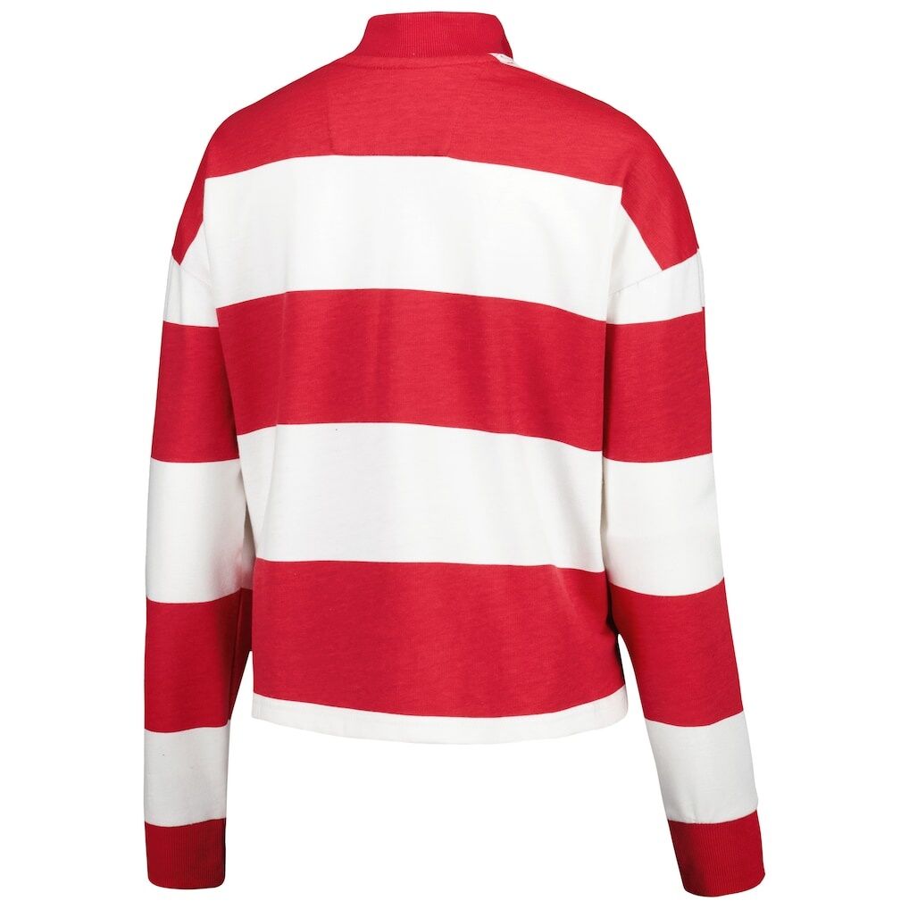 Atlanta United FC Antigua Women's Radical Rugby Stripe Long Sleeve T-Shirt